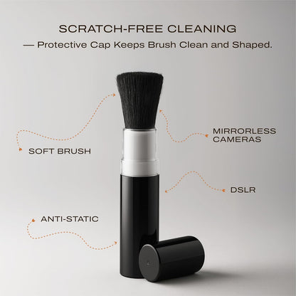 Camera Lens Cleaning Kit for DSLR and Sensitive Electronics, 9-in-1 Lens Cleaner Spray, Camera Pen, Blower, Wipes, Sensor Cleaner, Photographer Gifts & Accessories