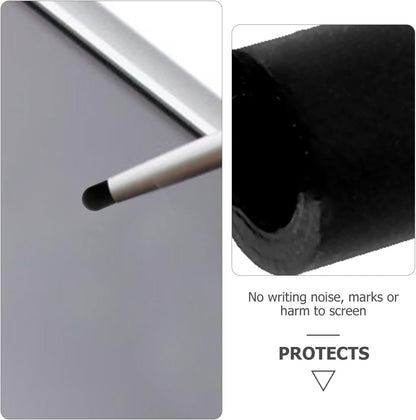 Gatuida 30pcs Stylus Replacement Tips, Rubber Stylus Tips Replacement Covers for Touch Screen Pens,6mm