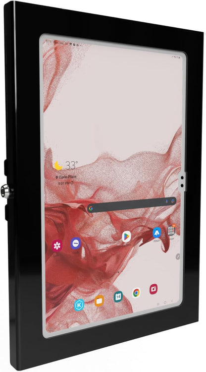 TABcare Locking Anti-Theft Metal Case for Samsung Galaxy TAB A8 10.5" Tablet for Kiosk, POS, Store, Show Display, Time Clock (TAB A8 10.5, Black)