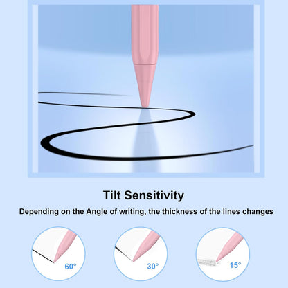 Stylus Pen for iPad 9th&10th - Fast Charge for iPad Pencil Palm Rejection Active Pen Compatible with (2018-2025) Apple iPad 6/7/8/9/10/11(A16), iPad Pro 11"/12.9"/M4, Mini 5/6, Air 3/4/5/M2/M3 (Pink)