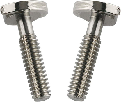 E-outstanding D Ring Hinged Screw 2PCS 1/4-20 Thread D-Ring Stainless Steel Camera Fixing Screws for Camera Tripod Monopod QR Plate 26mm Length