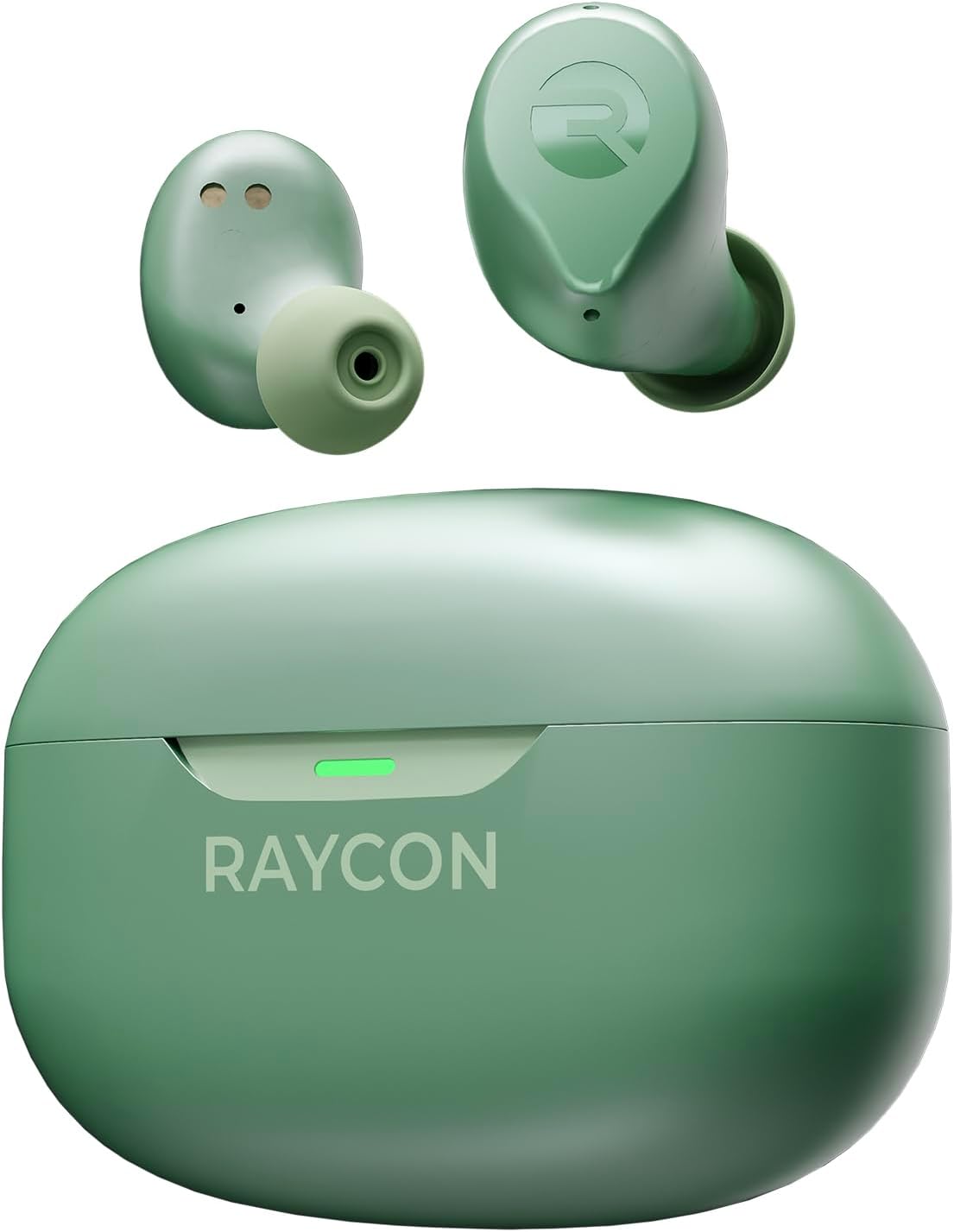 Raycon Everyday Earbuds Plus - Bluetooth True Wireless in-Ear Buds with 32 Hours Playtime, Multpoint Technology, Extreme Comfort, and Active Noise Cancellation (Forest Green)