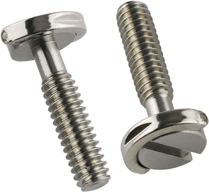 E-outstanding D Ring Hinged Screw 2PCS 1/4-20 Thread D-Ring Stainless Steel Camera Fixing Screws for Camera Tripod Monopod QR Plate 26mm Length