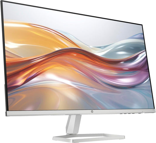 HP Series 5 527sf Monitor (Replaces M27f) 27" IPS FHD 300 nits Display, -5 to +25 Degrees Adjustable Tilt, Flicker Free, Anti-Glare, 1x HDMI, Black/Silver w/Dockztorm HUB USB Port Expander (2 Pack)