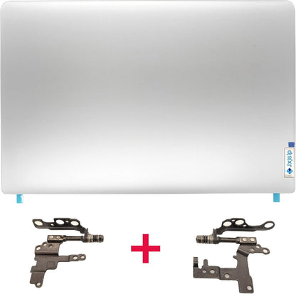 Replacement LCD Cover Back With Hings Front Bezel With Hinges Cap for Lenovo Ideapad 1-15ADA7 82R1, 1 15AMN7 82VG, 1 15ALC7 82R4 Series Laptop Rear Case Top Lid 5CB1M48453 5CB1F36621 5CB1F36618