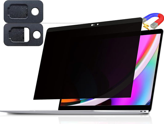 Magnetic Privacy Screen for Macbook Pro 13 Inch (2016-2022, M1, M2) / Macbook Air 13 in (2018-2021, M1), Removable Anti Blue Light Glare Filter for Mac 13In Laptop
