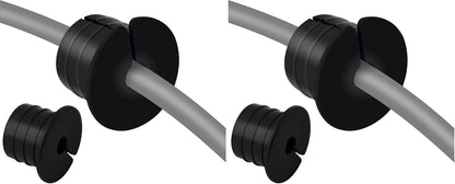 Cable Routing Kit for Starlink for 1 inch Wall Hole, Wall Bushing Grommet, Starlink Accessories, Silicone Cable Wall Pass, Starlink Anti-Slip Wall Grommets for Cables (1 inch) 2 Pcs (Pack of 2)