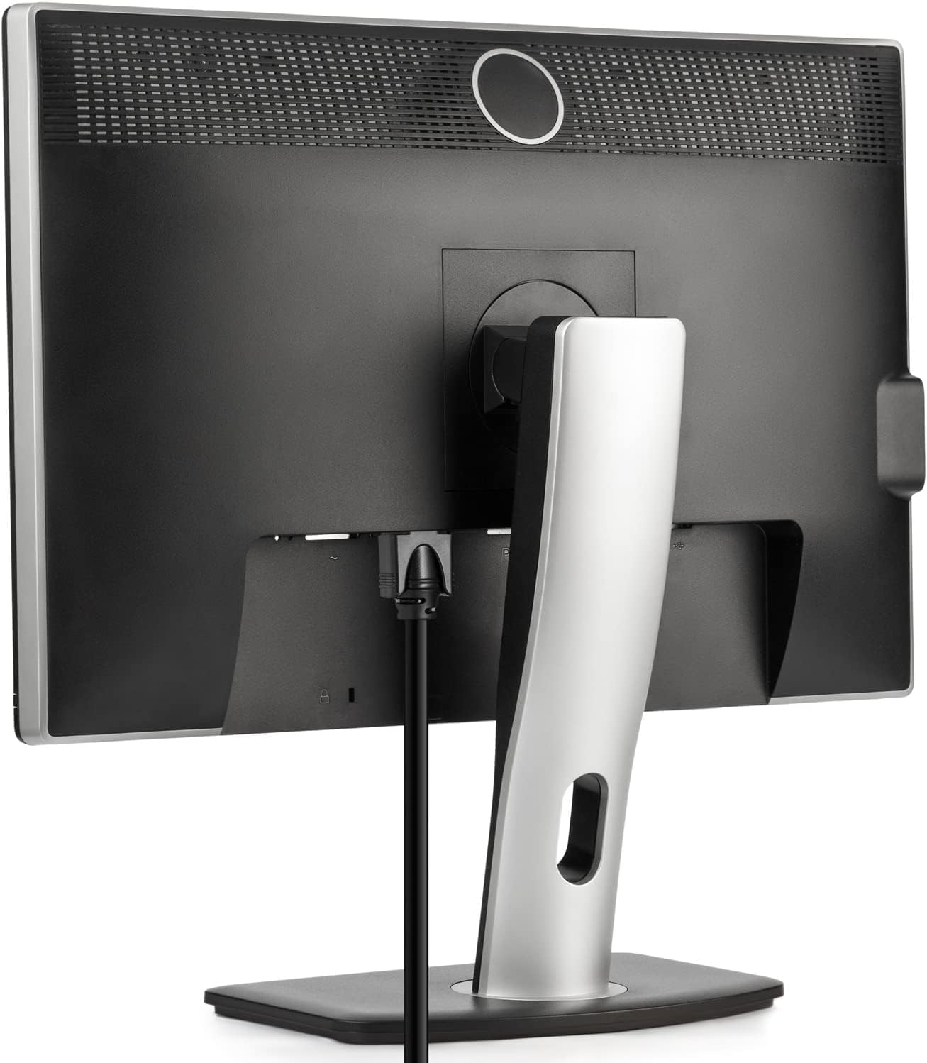 Maximm Monitor Computer Power Cord 4 Ft Flat Plug 360° Rotating PC Cable 3 Prong for, Desktop, Printer, Scanner, 16 AWG NEMA 5-15P to IEC13 - UL Certified