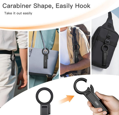 Magnetic Phone Tripod Stand for iPhone,Adjustable and Foldable Mini Pocket Tripod,Strong Magnet Selfie Stick Stand for iPhone 16/15/14/13/12 and Mag Safe Cases