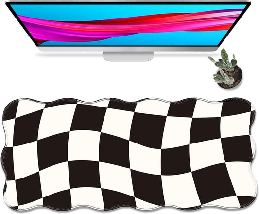 Galdas Gaming Mouse Pad XXL XL Large Long Extended Big Mousepad Non-Slip Rubber Keyboard Mouse Pad with Stitched Edges for Laptop Home Office (35.43x15.75x0.08 Inch)