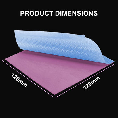 Maxtor Thermal Pad 16.8 W/mK,Thermal Pads for GPU/CPU/LED/Cooler,Excellent Heat Conduction，High Temperature Resistance (120x120x0.5mm)
