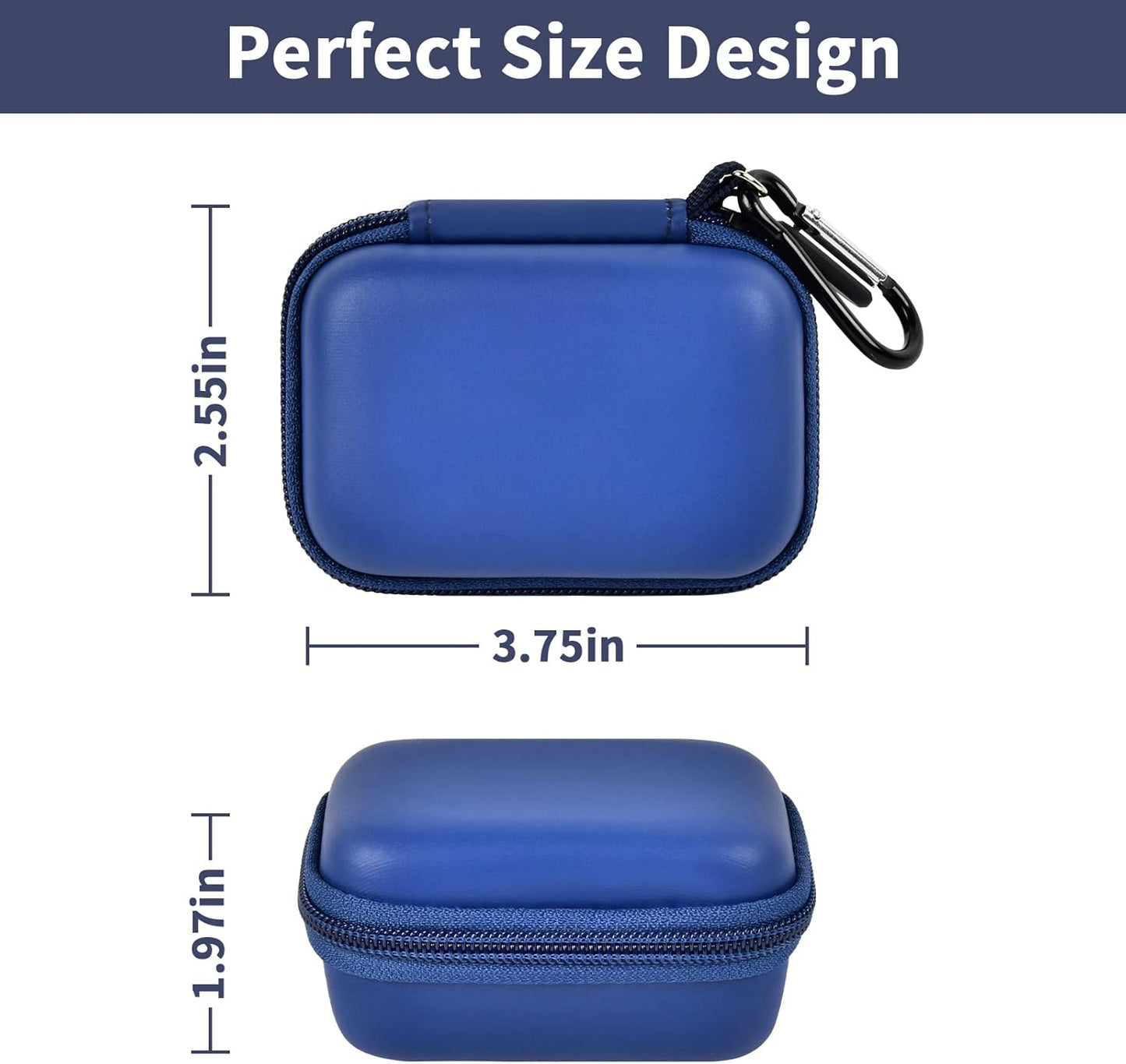 Portable Charger Power Bank Case for Swyop/for Feob/for Charmast/for JEJILL/for LanLuk/for VEGER/for iWALK/for Taegila/for Kuulaa and More Small Charging Battery Pack - Bag Only (Blue)