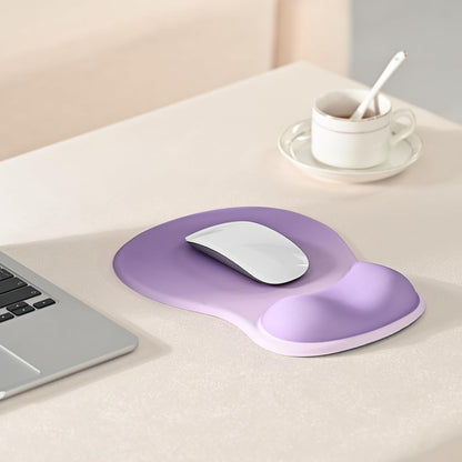 EooCoo Ergonomic Mouse Pad with Gel Wrist Rest Support Middle Concave Design, Relieve Wrist Pain Mousepad, Non-Slip Base for Laptop, Office Desk Accessories, Carpal Tunnel Syndrome