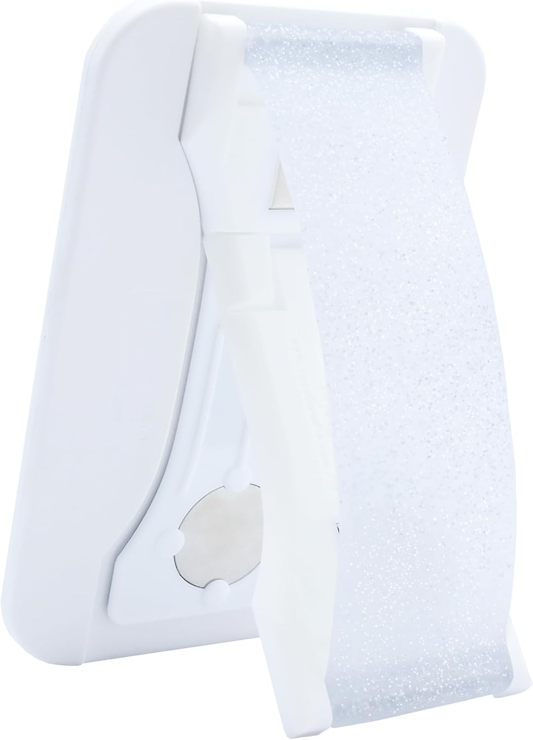 LoveHandle PRO MagSafe Compatible Magnetic Phone Grip w/Kickstand - Mount, Strap and Stand for Smartphone and Tablet - MagSafe Ring Included - Fits All Devices - Crystal Clear Glitter