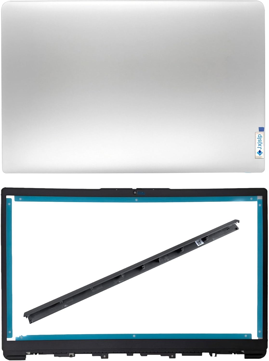 Replacement LCD Cover Back With Hings Front Bezel With Hinges Cap for Lenovo Ideapad 1-15ADA7 82R1, 1 15AMN7 82VG, 1 15ALC7 82R4 Series Laptop Rear Case Top Lid 5CB1M48453 5CB1F36621 5CB1F36618