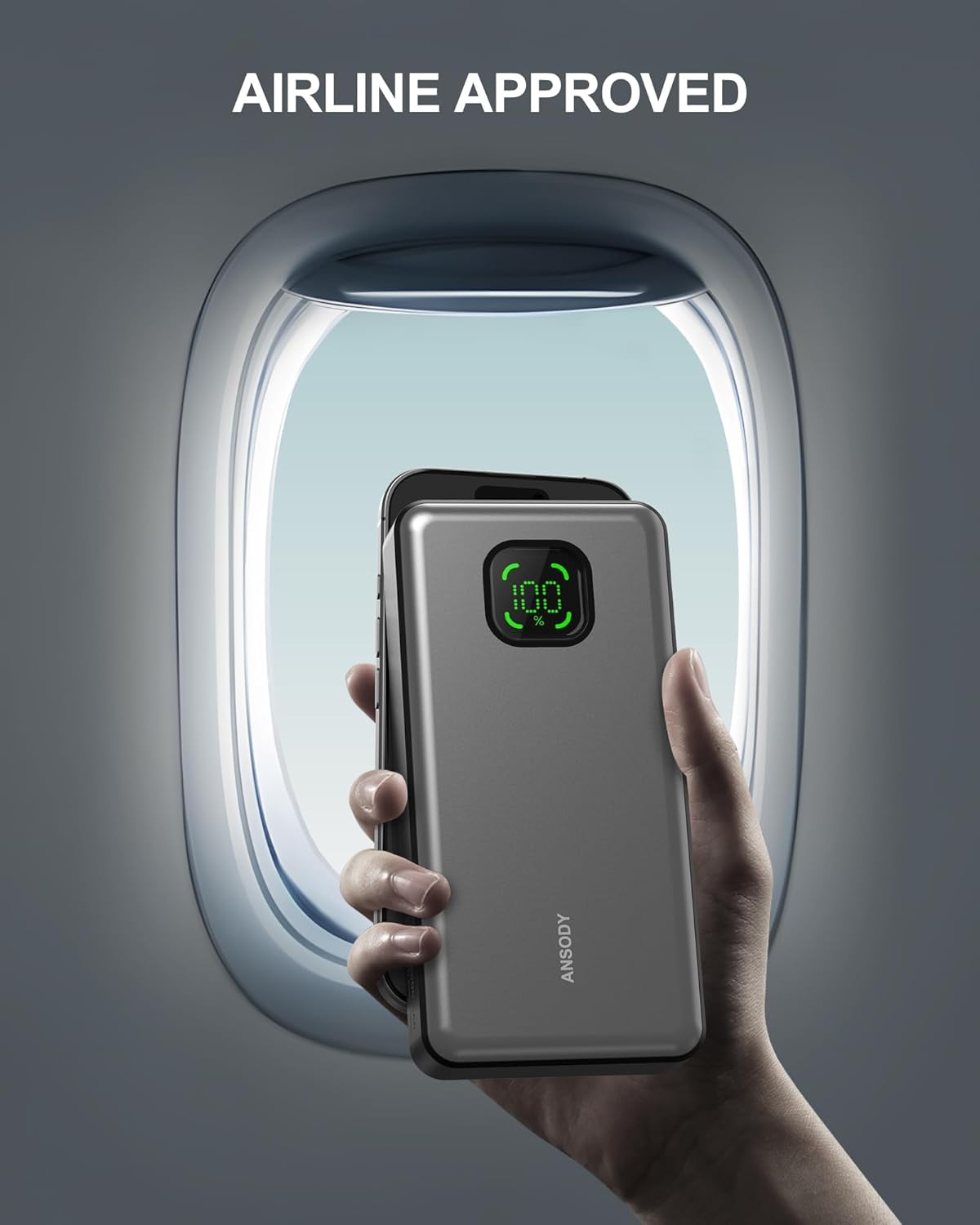 65W Power Bank, 25000mAh Laptop Portable Charger, 100W Total Fast Charging Battery Pack for MacBook Dell XPS iPad Tablet Steam Deck iPhone 17-12 Series Samsung Switch and More Silver