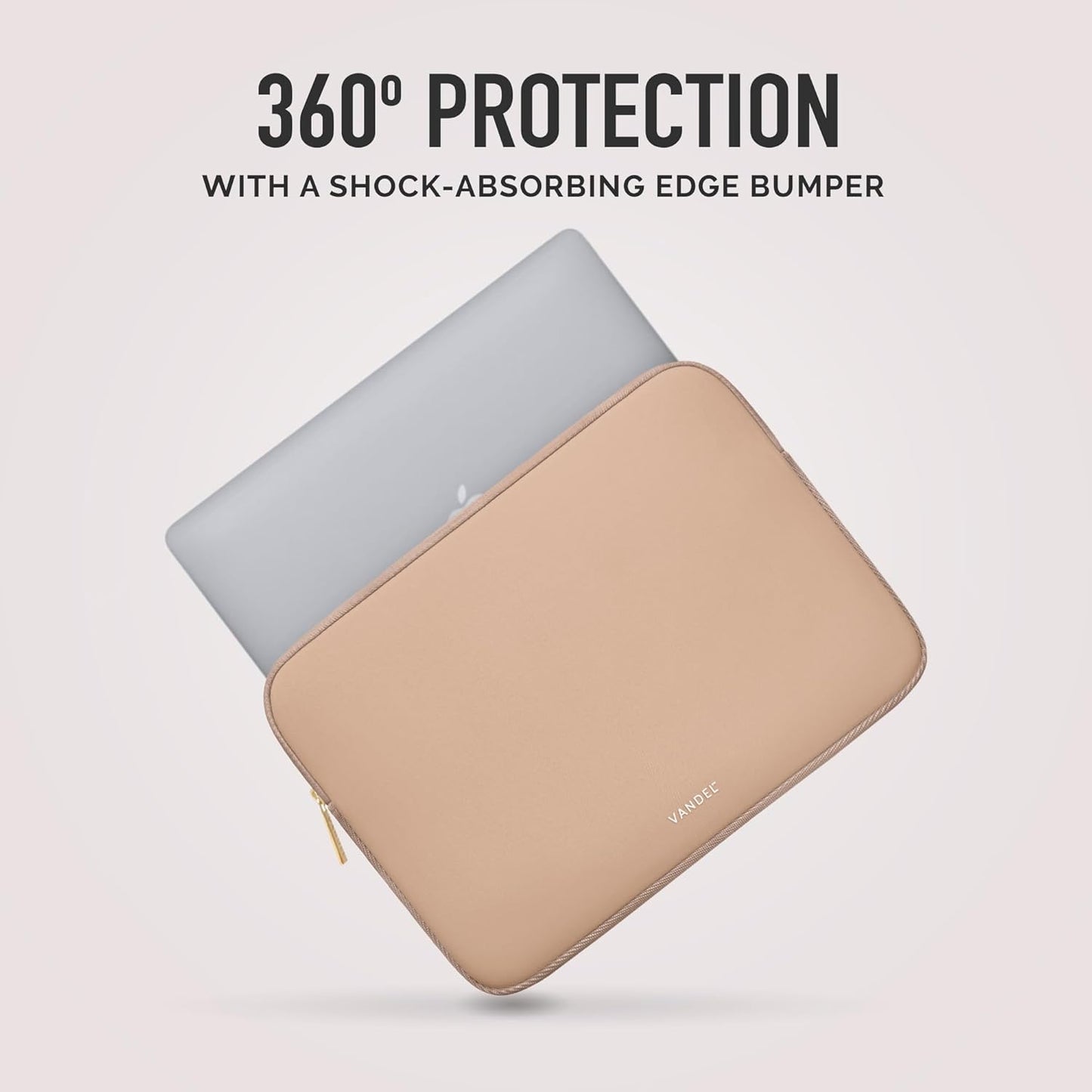 Vandel Slim MacBook Air 15 Inch Laptop Sleeve, 15 inch Laptop Case, Protective MacBook Pro Case, Dell XPS 15 Cover, Surface, Mac Book Air Pouch, Computer Carrying Bag