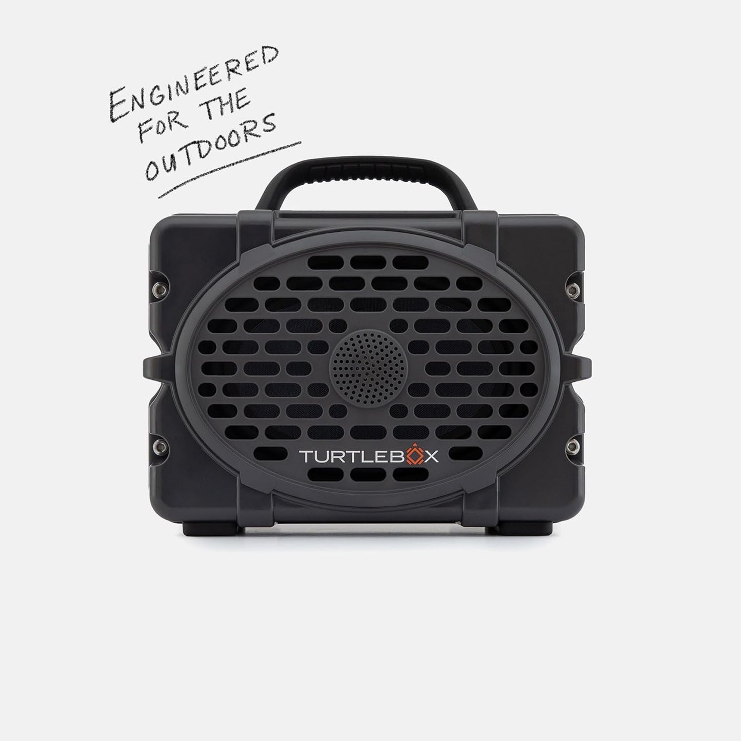Turtlebox Original Gen 3: Portable Outdoor Bluetooth Speaker – Ultra-Loud (120dB), Waterproof (IP67), Rugged, Impact-Resistant, 3-Day Battery | Party Mode: Unlimited Pairing Stereo, Gray/Tan