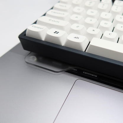 Kado Lift Riser Acrylic for External Keyboard, Frosted Transparent, Office Gaming Laptop Keyboard Cover Mechanical 40%/60%/65%/70% Stand Holder Made for MacBook Air/Pro 13"/14"/15"/16"