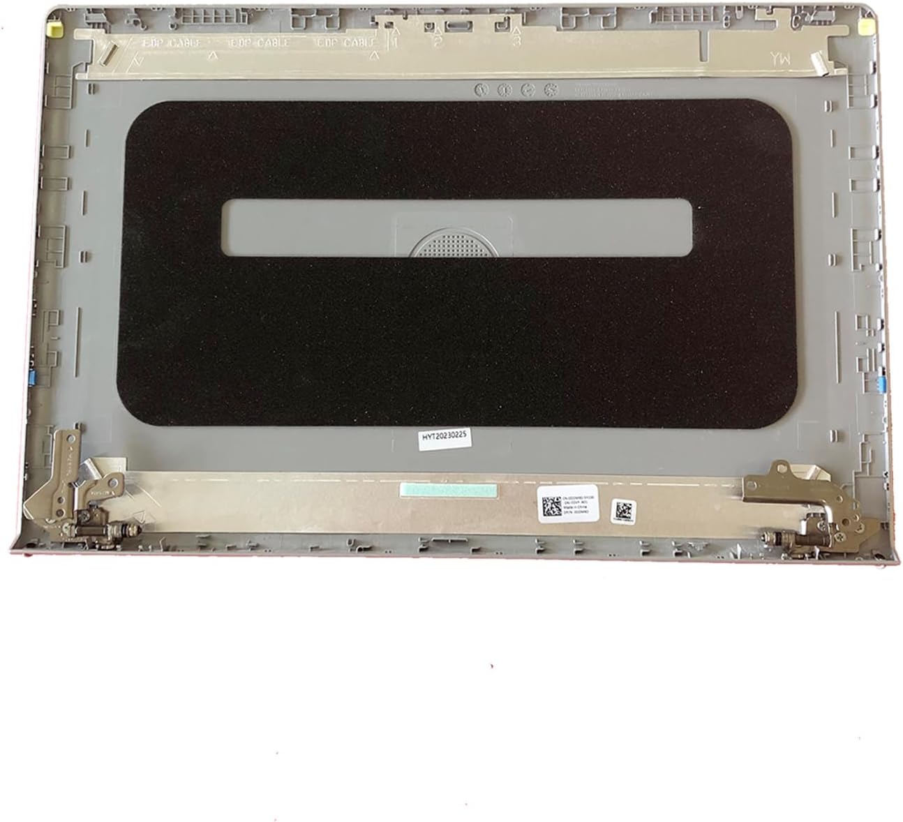 Replacement Laptop LCD Back Cover Top Case Rear Lid with Hinges and Front Bezel Frame for DELL Inspiron 15 3510 3511 3515 3250 3525 DDM9D 0DDM9D 9WC73 09WC73 Silver