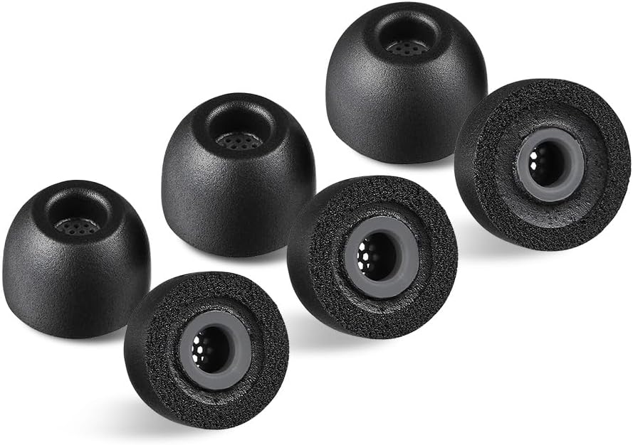 AZLA Foamax Standard (M/ML/L), Foam Earbud Tips, Memory Foam Earbud Tips for Wireless Headphones, Noise Canceling Earbuds Replacement Tips Compatible with Sony, Beats, Samsung, Skullcandy