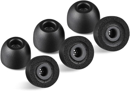 AZLA Foamax Standard (M/ML/L), Foam Earbud Tips, Memory Foam Earbud Tips for Wireless Headphones, Noise Canceling Earbuds Replacement Tips Compatible with Sony, Beats, Samsung, Skullcandy