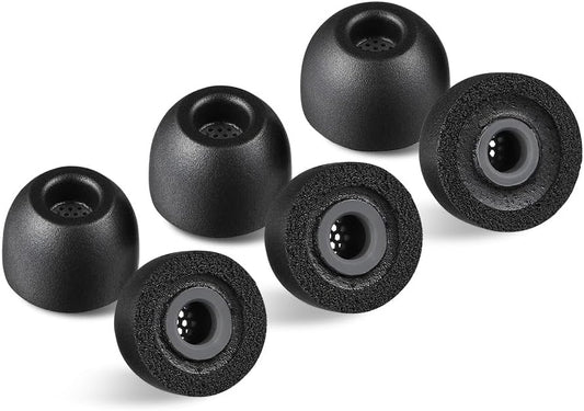 AZLA Foamax Standard (M/ML/L), Foam Earbud Tips, Memory Foam Earbud Tips for Wireless Headphones, Noise Canceling Earbuds Replacement Tips Compatible with Sony, Beats, Samsung, Skullcandy