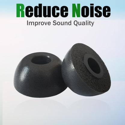 Memory Foam Ear Tips for Powerbeats Pro 2 [3 Pairs] Replacement Earbud Tips Compatible with Beats Studio Buds/Beats Fit Pro/Beats Solo Buds, Noise Isolation (S/M/L)