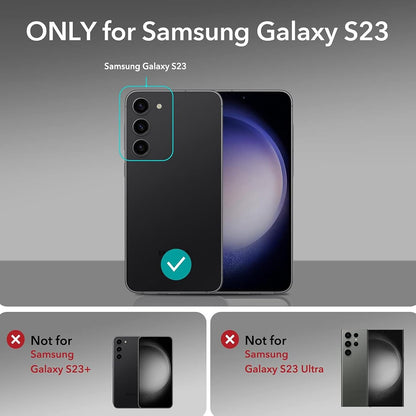 Battery Case for Galaxy S23, [10000mAh] Slim Portable Protective Fast Charging Case Backup Power Bank Battery Case Compatible with Galaxy S23-6.1 inch-Black