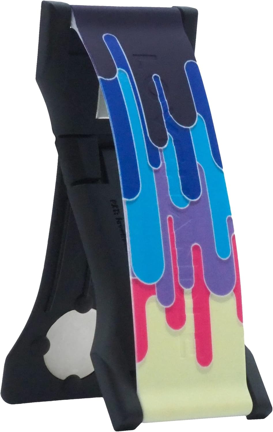 LOVEHANDLE PRO Premium Phone Grip - Silicone Phone Strap - Magnetic Phone Mount and Kickstand for Smartphone and Tablet - Color Drip Silicone