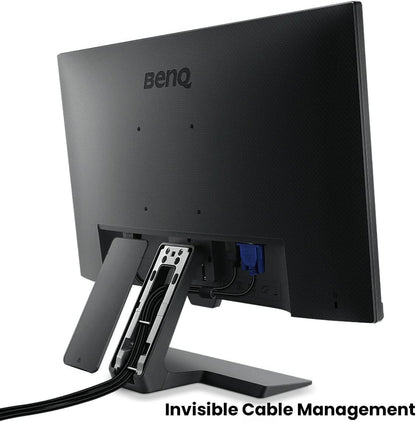 BenQ GW2480 Computer Monitor 24" FHD 1920x1080p | IPS | Eye-Care Tech | Low Blue Light | Anti-Glare | Adaptive Brightness | Tilt Screen | Built-In Speakers | DisplayPort | HDMI | VGA,Black