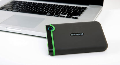 Transcend 1TB USB 3.1 Gen 1 StoreJet 25M3S SJ25M3S Rugged External Hard Drive TS1TSJ25M3S,Grey