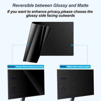 [3-Pack 24 Inch Privacy Screen for Monitor Computer Screen Privacy Filter for 16:9 Widescreen Monitor Desktop PC Anti-Glare Protector and Blue Light UV-Blocking