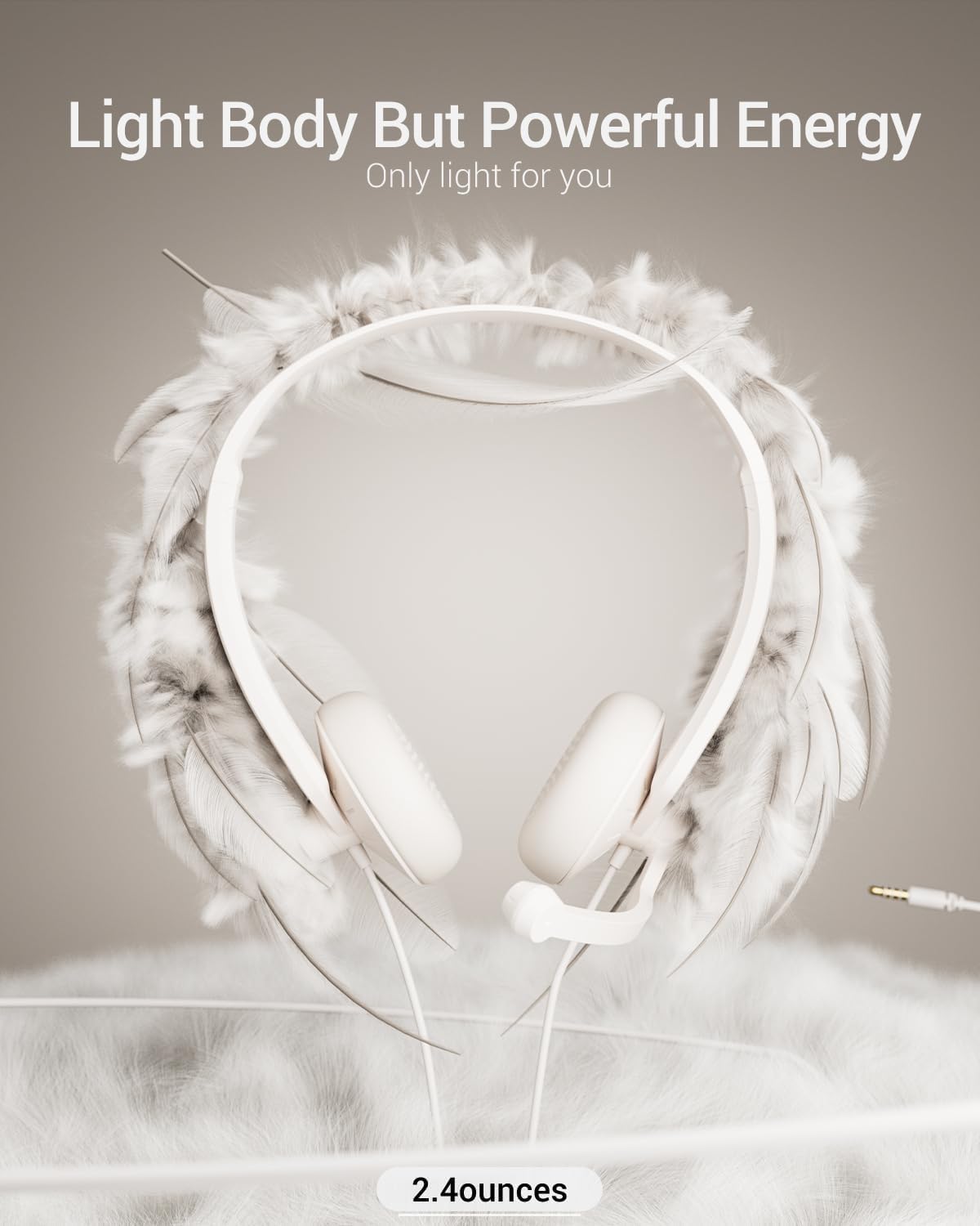 USB Headset with Microphone for PC - Wired Computer Headphones with Noise Cancelling Microphone for Home Office Online Class Skype Zoom Meetings