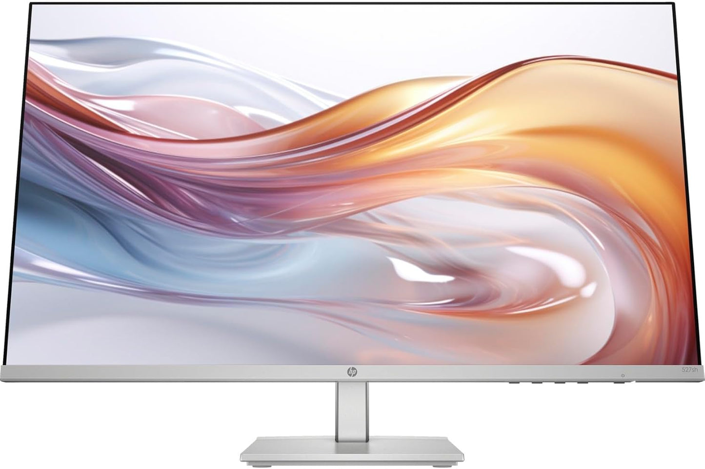 HP Series 5 527sh Monitor (Replaces M27h) 27" 100Hz IPS FHD (1920x1080) 99% sRGB Display, Adjustable Height & Tilt, Flicker Free, Anti-Glare, Black/Silver w/DKZ USB Port Expander