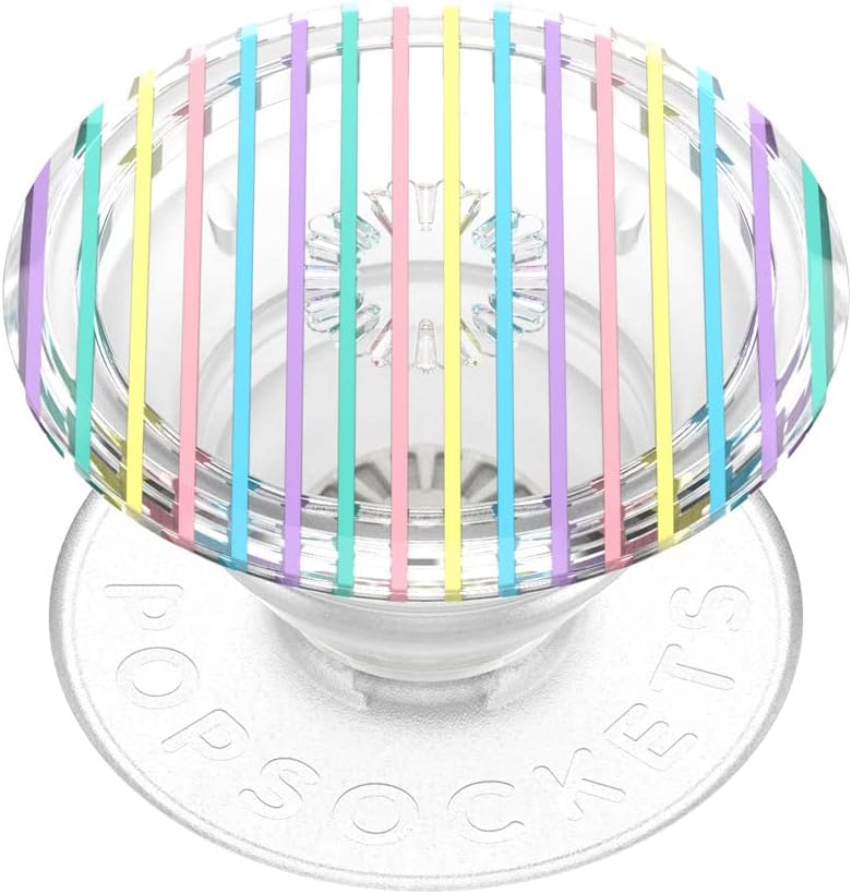 PopSockets Translucent Phone Grip with Expanding Kickstand, PopSockets for Phone, Adhesive Grip, Translucent PopGrip - Translucent Colorblock