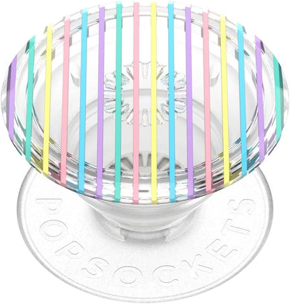 PopSockets Translucent Phone Grip with Expanding Kickstand, PopSockets for Phone, Adhesive Grip, Translucent PopGrip - Translucent Colorblock