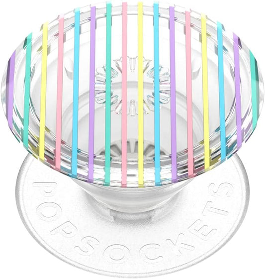PopSockets Translucent Phone Grip with Expanding Kickstand, PopSockets for Phone, Adhesive Grip, Translucent PopGrip - Translucent Colorblock