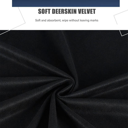 3 Pack Microfiber Liner Cleaning Cloth 15" 16" MacBook Air/MacBook Pro Screen Keyboard Imprint Protection, Keyboard Protector Compatible with MacBook Air 15.3" /MacBook Pro 15"/MacBook Pro 16"-Black