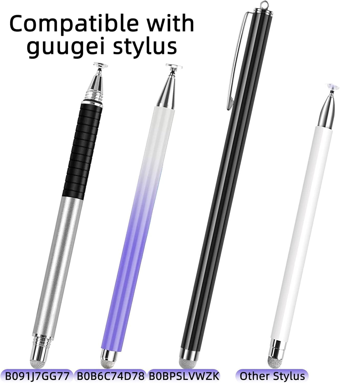 Mesh Fiber Tips (10 Pack) GUUGEI Stylus Pen Replacement Tips Suitable for capacitive Touch Screen,High Sensitivity, Soft, no Scratch Screen Pen tip