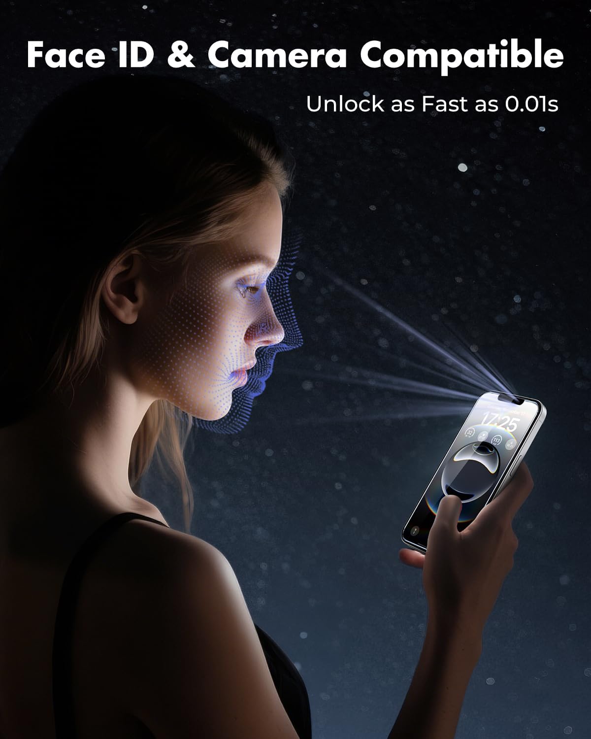 UNBREAKcable 3-Pack Screen Protector for iPhone 16e, Double Shatterproof Tempered Glass [Easy Installation Frame] [9H Hardness] [99.99% HD Clear] [Case Friendly] for iPhone 6.1 inch