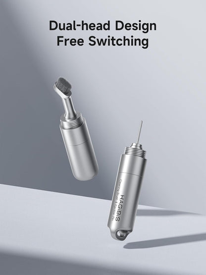 Hagibis SIM Card Tray Removal Tool with Cleaning Brush, 2 in 1 EDC Portable Keychain Eject Pins Reset Needle Opener Cleaning Pen for iPhone Airpods Pro