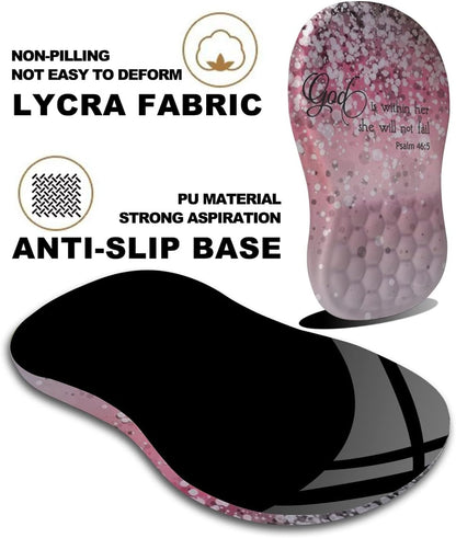 Mouse Pad Wrist Support, Ergonomic Mouse Pad with Massage Dot, Comfortable Computer Mouse Pad for Laptop, Wrist Rest Pain Relief Mousepad with Non-Slip PU Base for Office & Home, 12 x 8 in