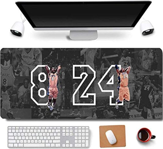 RTGGSEL 31.5x11.8 Inch Non-Slip Long Extended Large Gaming Mouse Pad with Stitched Edges XL Laptops Keyboard Mouse Mat(8&24)