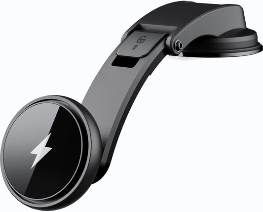 Magnetic Wireless Car Charger Mount 15W Compatible with Magsafe Car Charger SMOONFACE, Dashboard Car Phone Holder for iPhone 16/16 Plus/16 Pro/16 Pro max/15/15 Pro/15 Pro max/14/13/12/12Pro/Mini