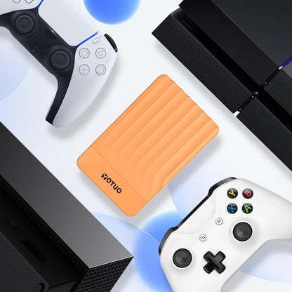 Portable External Hard Drive Storage Expansion Mobile HDD USB 3.0 for PC, Mac, Desktop, Laptop, PS4, PS5, Xbox One X/S, Xbox 360, Xbox Series X/S, Office & Game (Orange, 1TB)