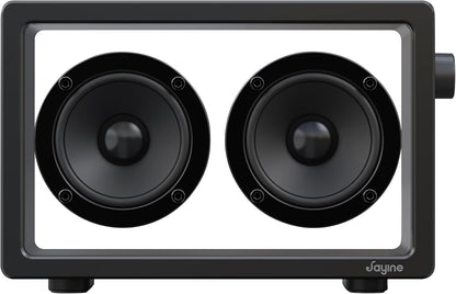 Cassette Portable Bluetooth Speaker, 20W Minimalist Speakers Bluetooth Wireless Loud, HD Powerful Sound and Wide Compatibility V5.3 for Indoor Outdoor - Black