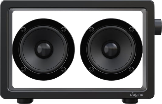 Cassette Portable Bluetooth Speaker, 20W Minimalist Speakers Bluetooth Wireless Loud, HD Powerful Sound and Wide Compatibility V5.3 for Indoor Outdoor - Black