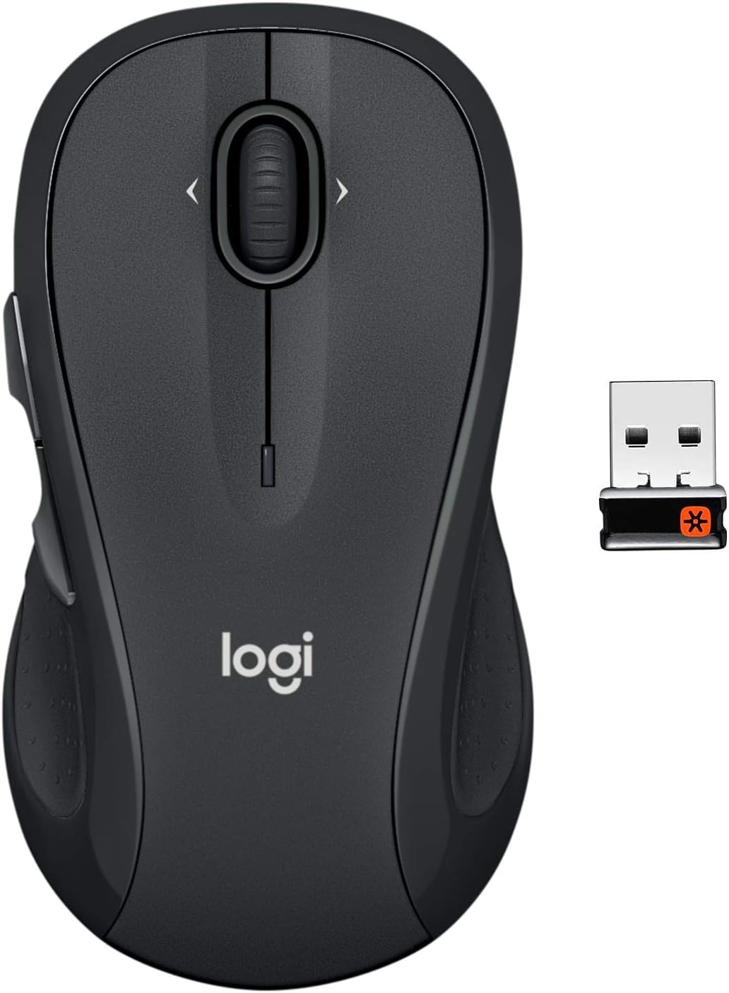 Logitech M510 Wireless Mouse, Mouse for Laptop and PC with USB Unifying Receiver, Programmable Buttons - Graphite