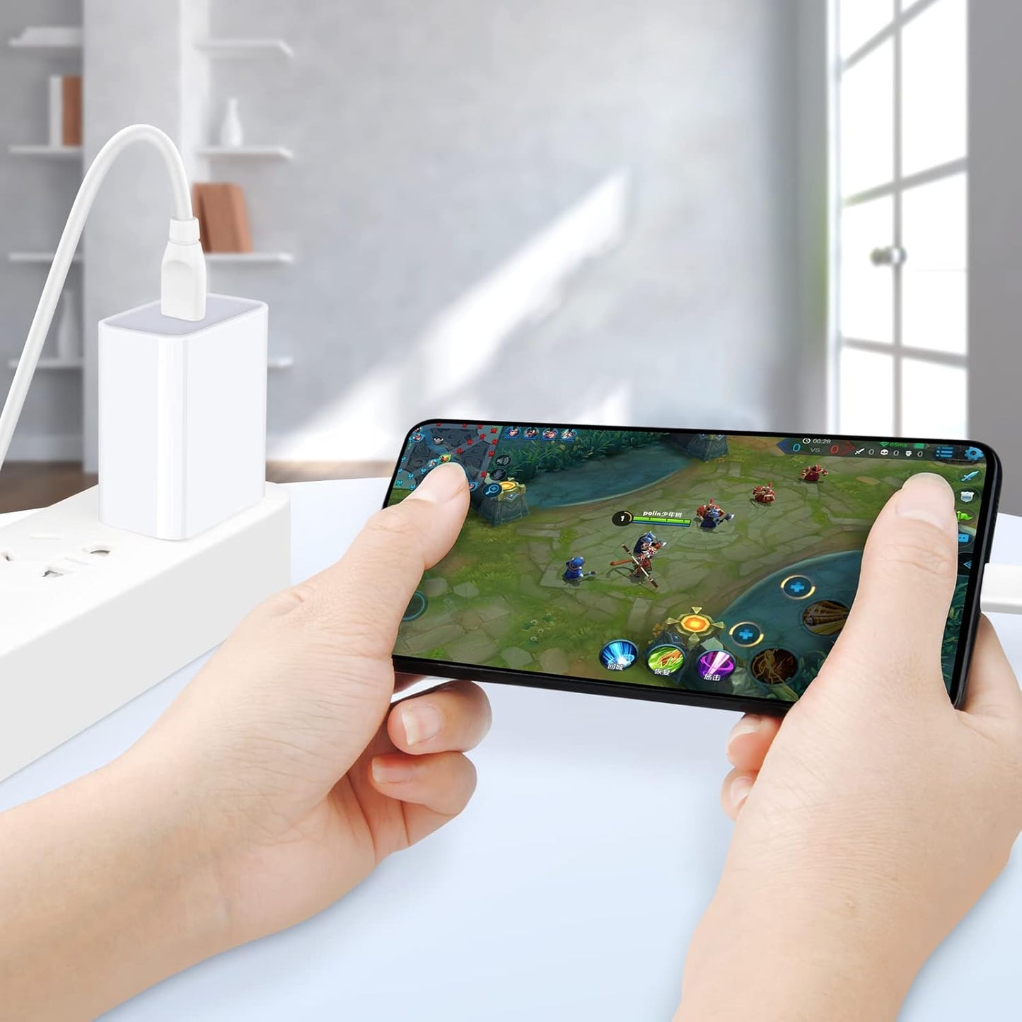 Samsung A16 Charger Fast Charging for Samsung Galaxy S25 S24 S23 S22 Ultra S21 S20 FE 5G A73 A55 A54 A53 A15 A14 A52 A42 A32 A23 A13 A12 A04 A03S,20W PD Charger Block & 9ft C Cable Charger